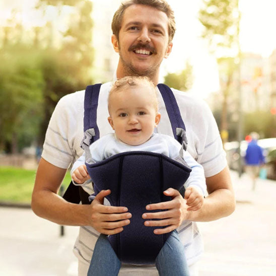 Porte bebe papa avec bebe