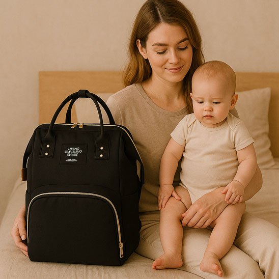 sac a langer bebe noir etalon
